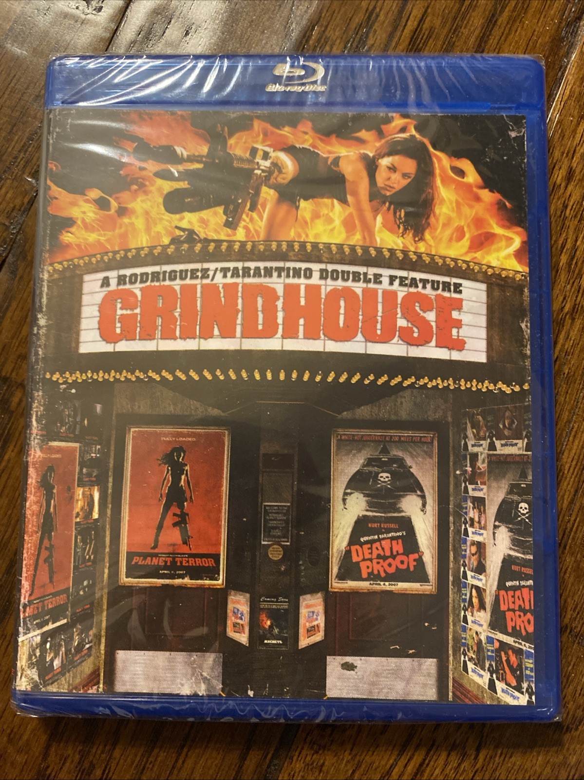 Grindhouse Planet Terror/Death Proof Special Edition Blu-ray 2007 Brand New wb Grindhouse Planet Terror/Death Proof Special Edition Blu-ray 2007 Brand New wb