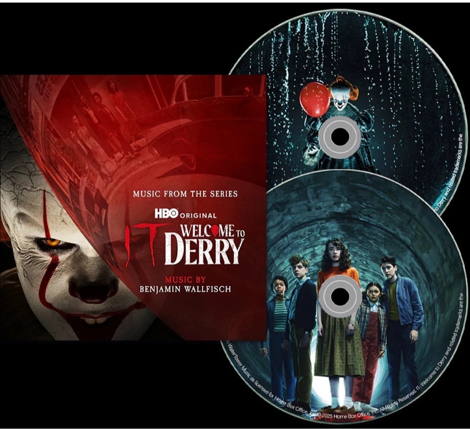 IT: Welcome to Derry HBO SOLD OUT Soundtrack 2-CD Set Benjamin Wallfisch Score 