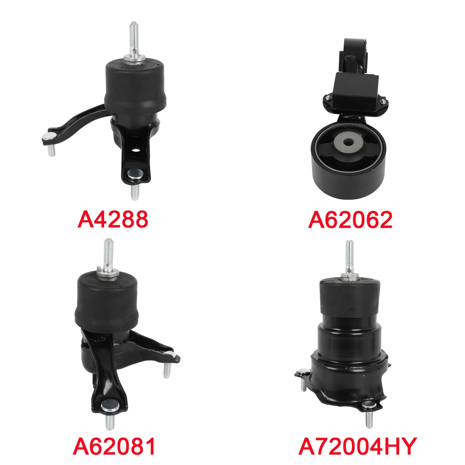 4Pcs Engine Motor Mount Kit Set for Toyota Camry 2014 2015 2016 2017 2.5L