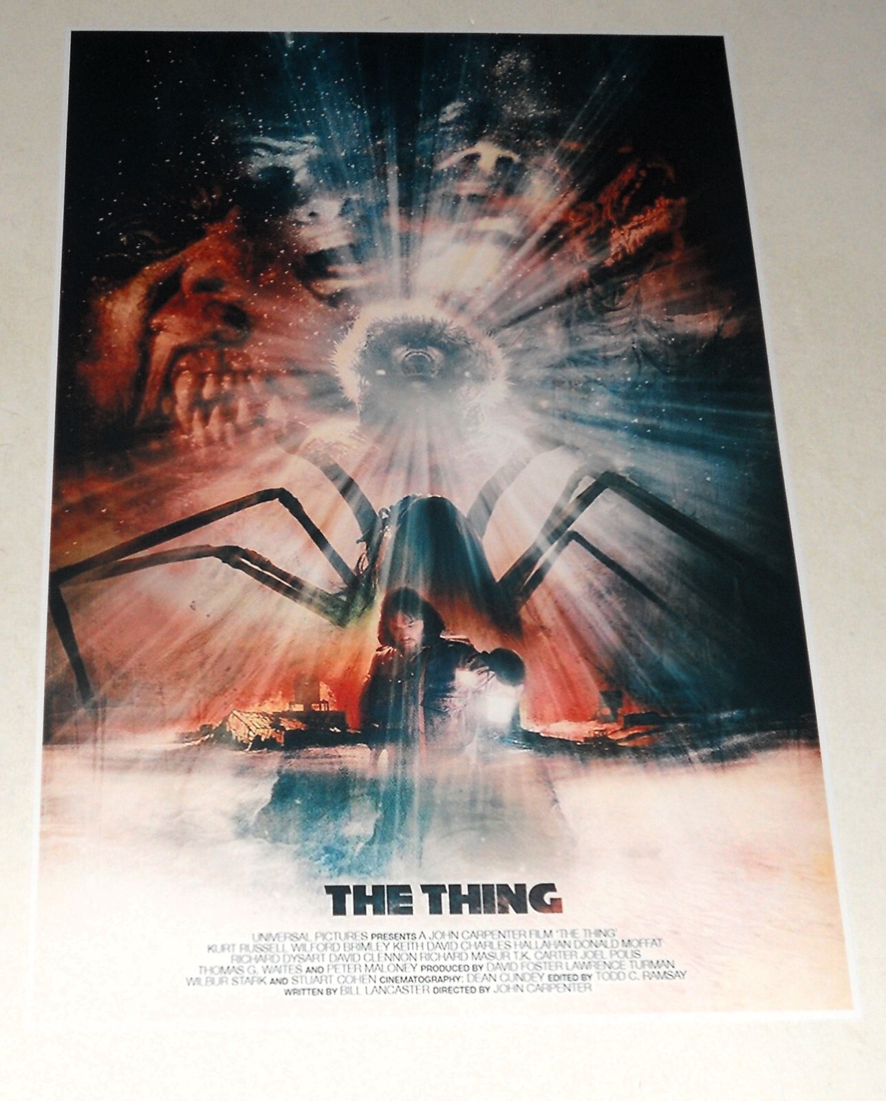 The Thing 1982 John Carpenter Alternate USA Poster Promo 19\