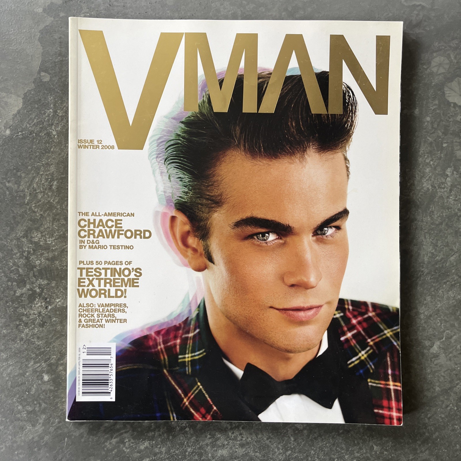 VMAN MAGAZINE 12 CHACE CRAWFORD - WB Gossip Girl - The Boys Deep - Garrett Neff