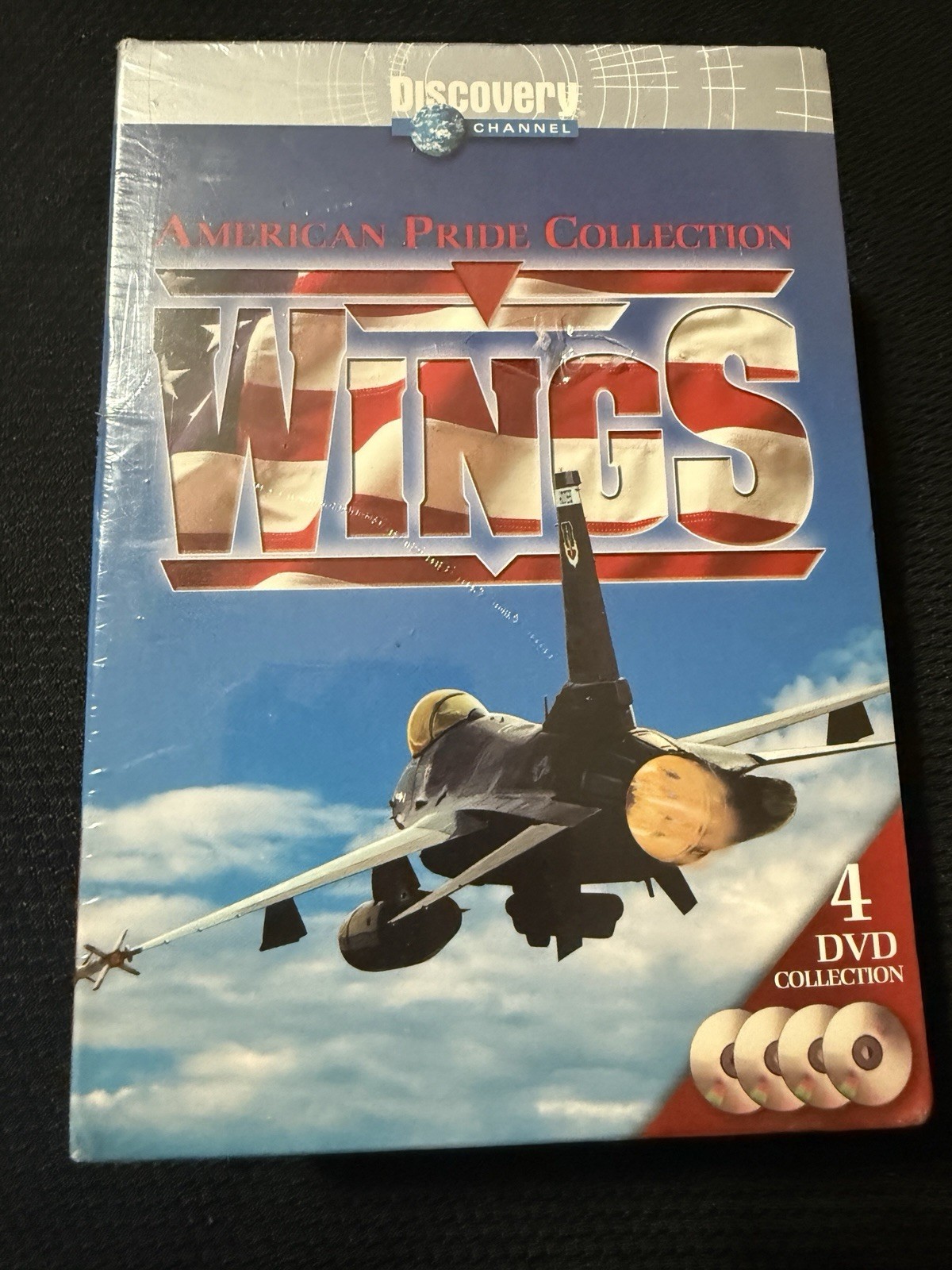 OOP Wings, American Pride Collection, 4 DVD Set Discovery Channel New Sealed Box OOP Wings, American Pride Collection, 4 DVD Set Discovery Channel New Sealed Box