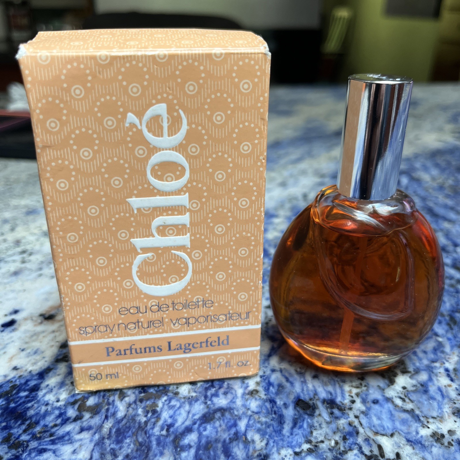 Lagerfeld Chloe EDT Spray 1.7 FL. OZ. Distrib. E Harden-Original Formula, w/ Box