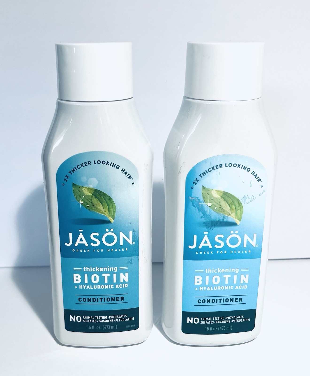 2 Pack Jason Natural Thickening Biotin Conditioner 16 fl oz Each