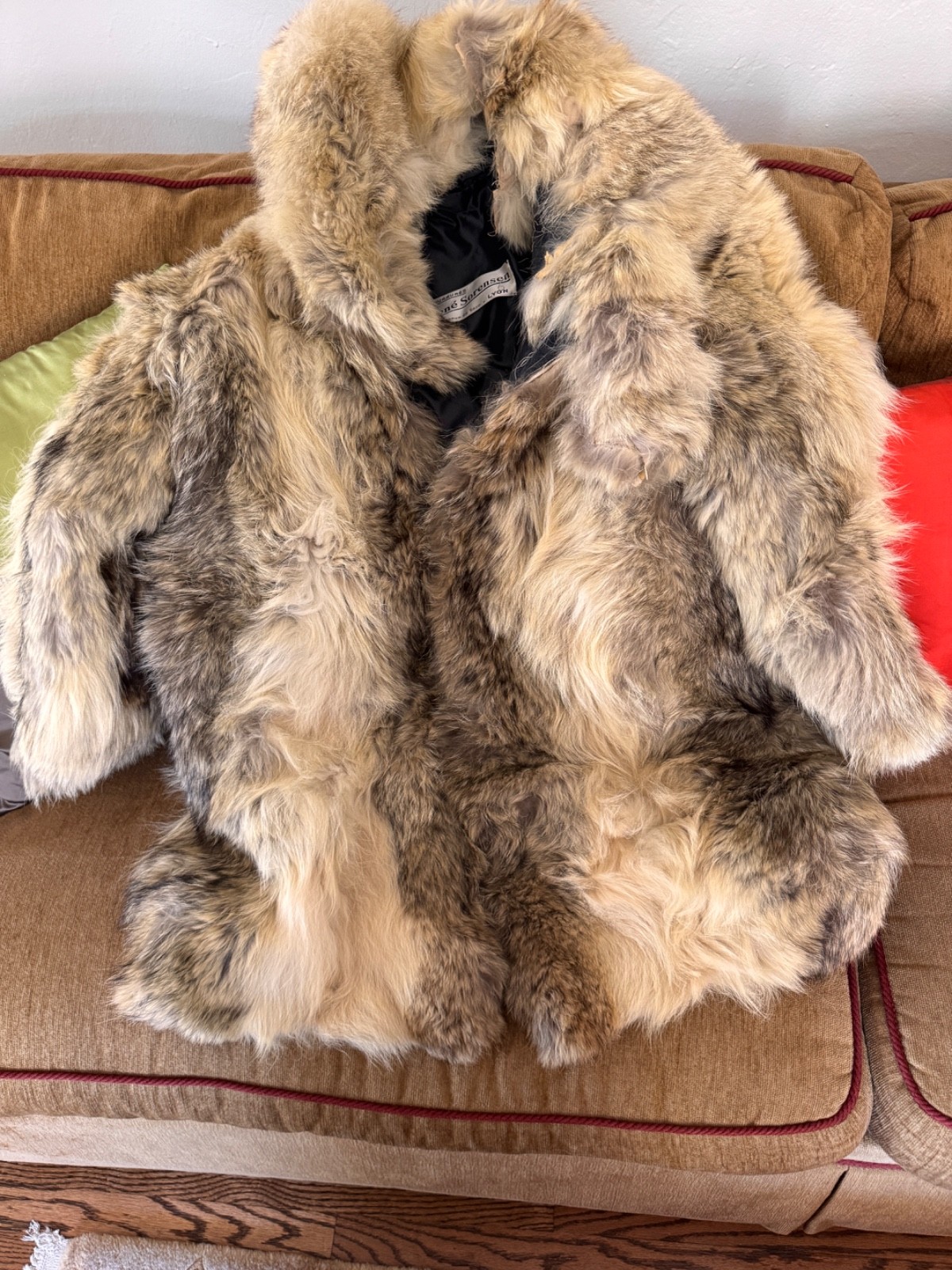 Siberian Wolf pieces from 1975 coat Siberian Wolf pieces from 1975 coat