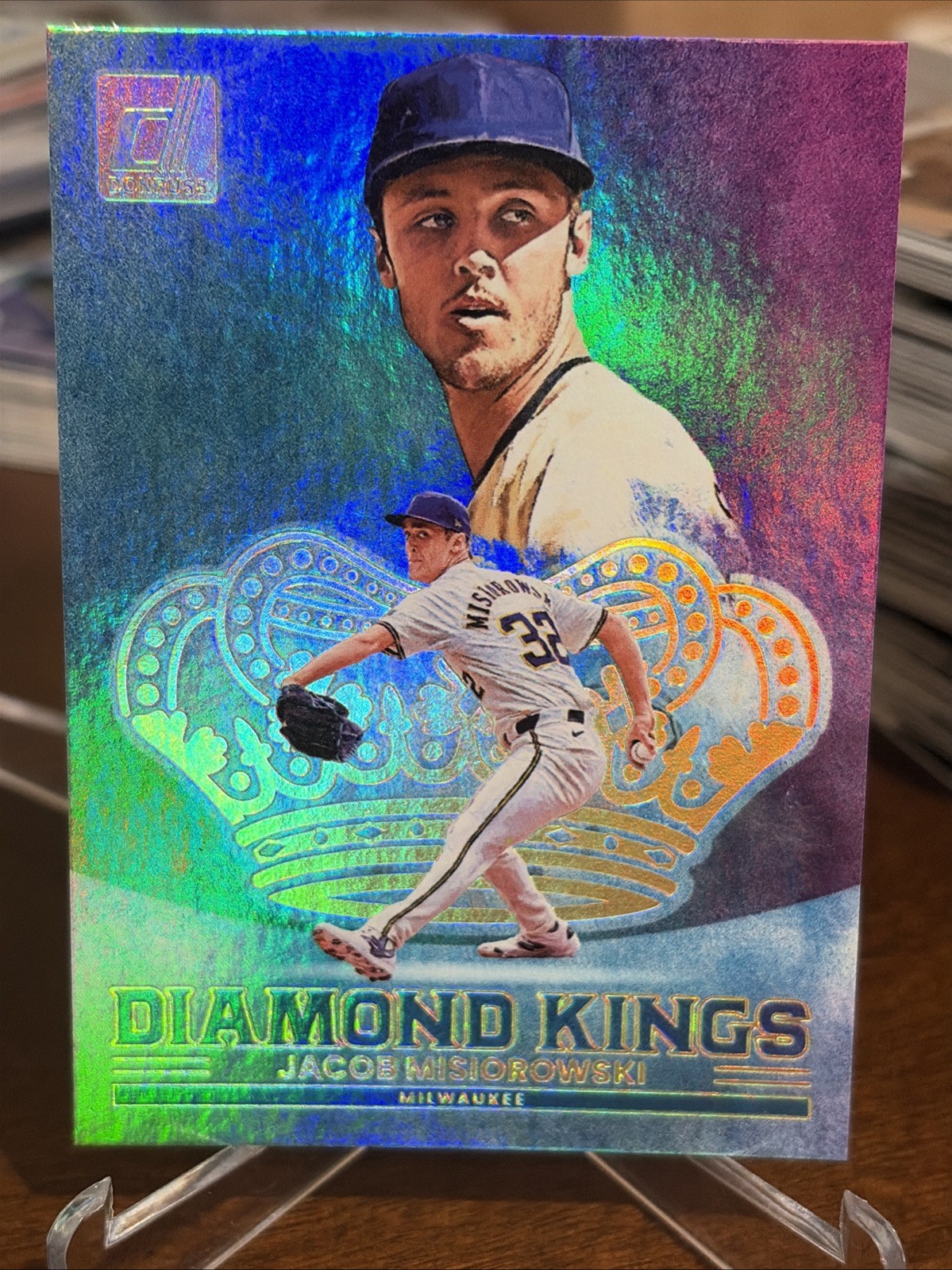 Jack Misiorowski 2026 Panini Donruss - Diamond Kings SSP CASE HIT RC- Brewers Jack Misiorowski 2026 Panini Donruss - Diamond Kings SSP CASE HIT RC- Brewers