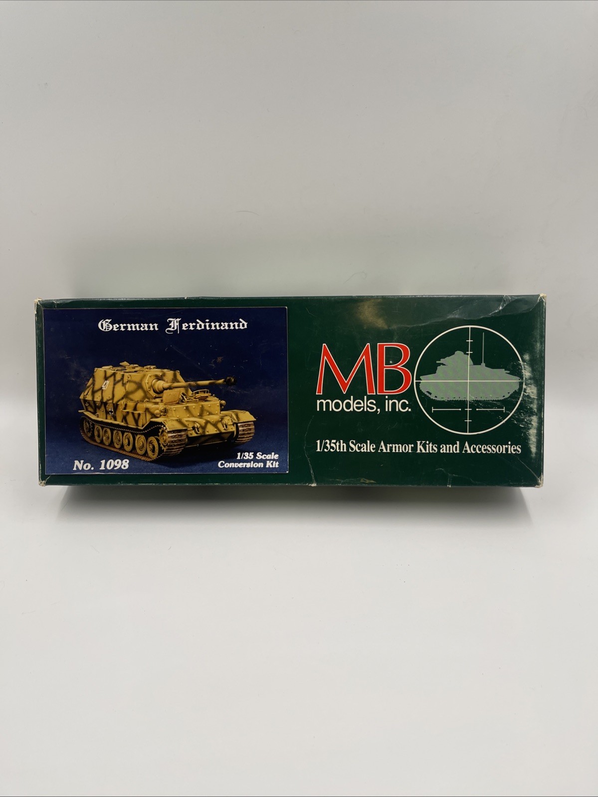 MB Model WWII German FERNINAND 1/35 Resin Conversion Kit Elephant Extras Read