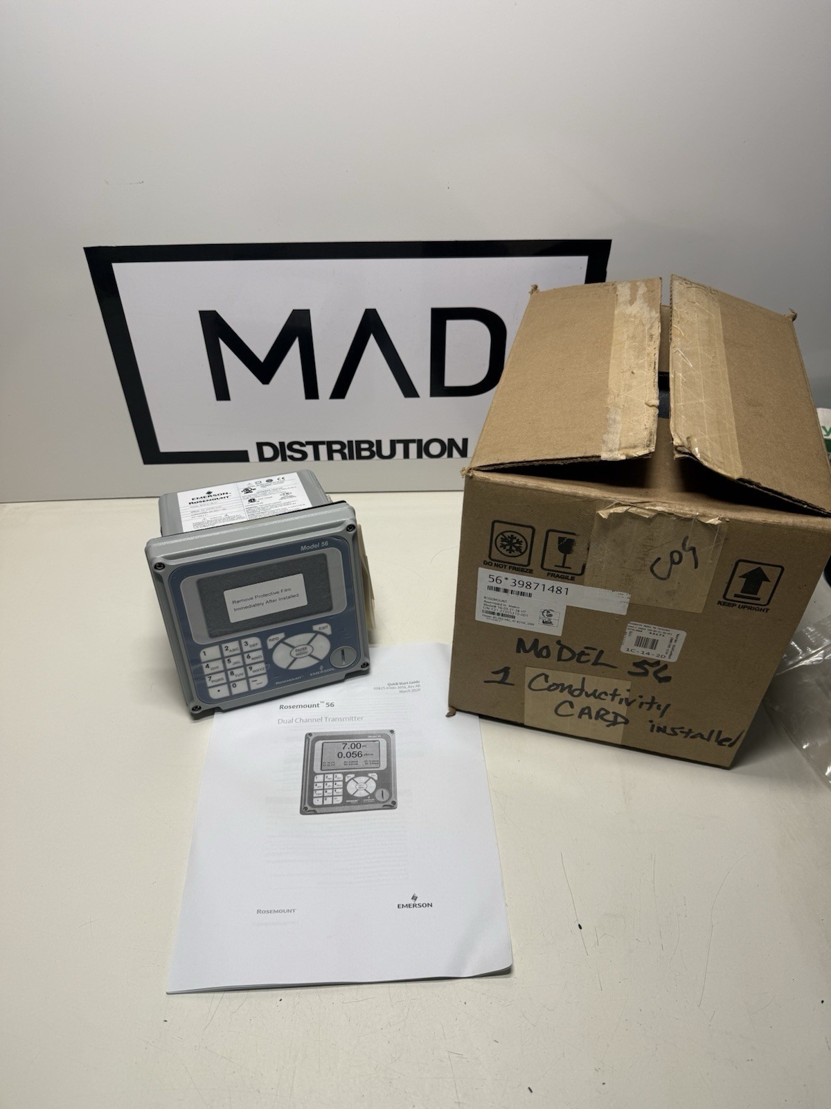ROSEMOUNT 56-03-21-38-HT 56 Dual Input Analyzer (New Surplus) ROSEMOUNT 56-03-21-38-HT 56 Dual Input Analyzer (New Surplus)