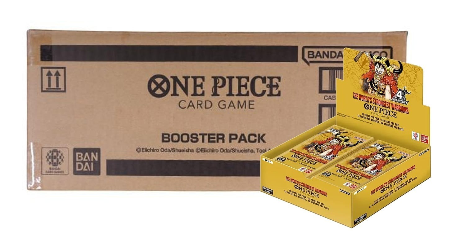 SEALED CASE 12x One Piece: The World's Strongest Warriors (OP-17) Booster Box