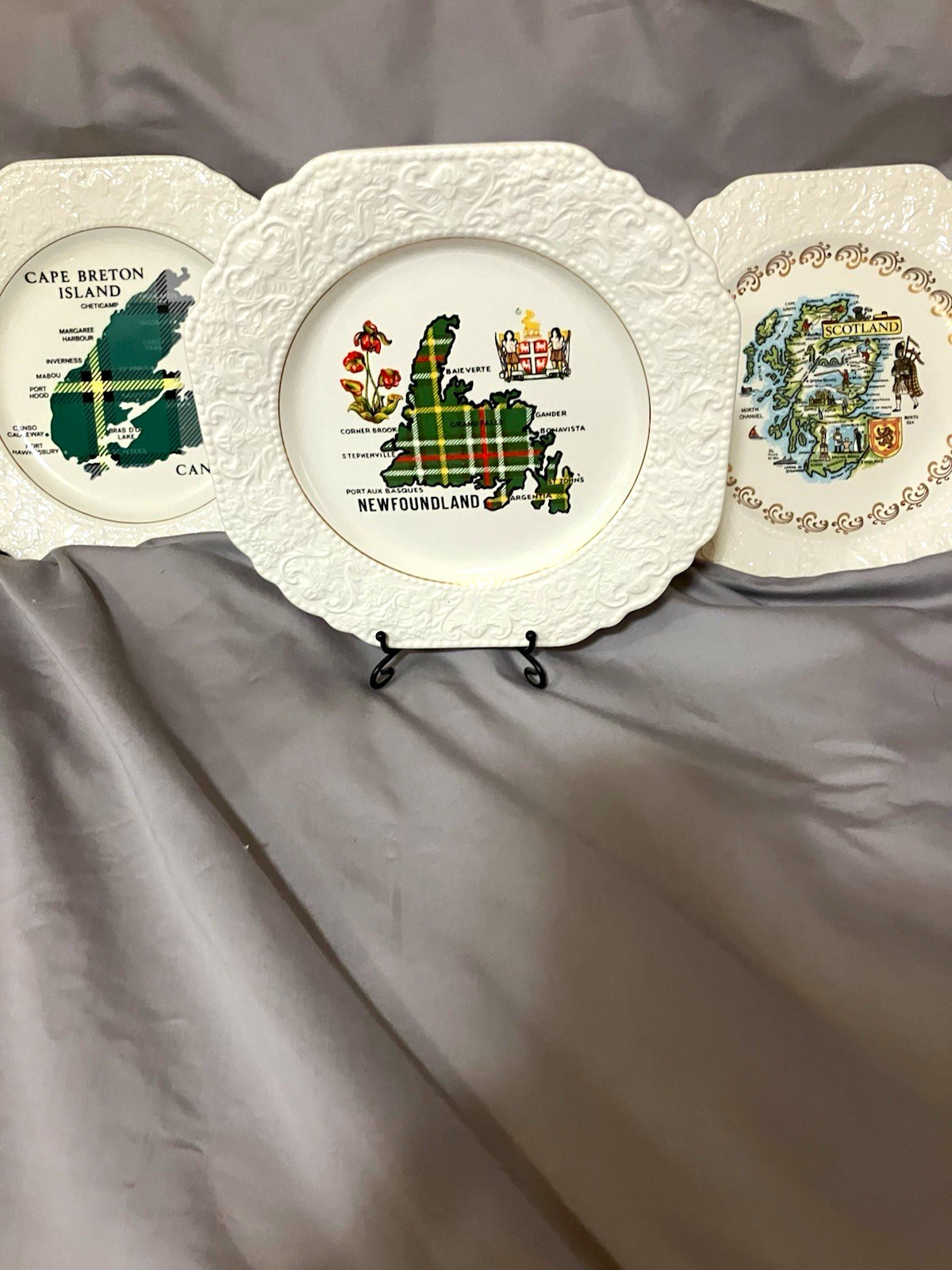 Set 3 Vintage Lord Nelson Souvenir Plates Scotland, Newfoundland, Cape Breton Set 3 Vintage Lord Nelson Souvenir Plates Scotland, Newfoundland, Cape Breton