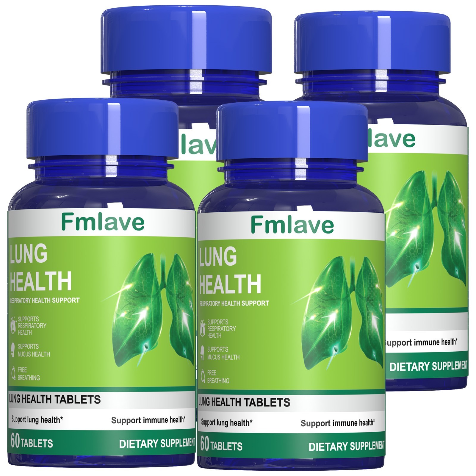 4pc Lung Detox & Cleanse for Smokers All-Natural Herbal Respiratory Health 240ct 4pc Lung Detox & Cleanse for Smokers All-Natural Herbal Respiratory Health 240ct