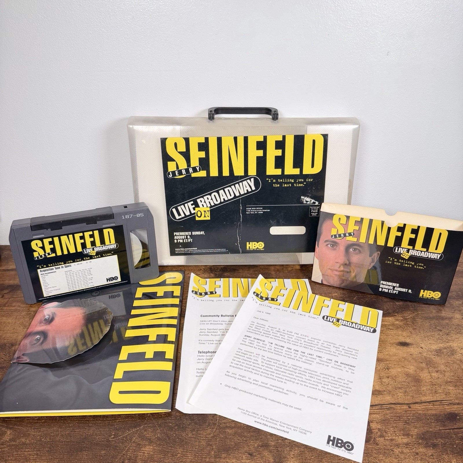 VTG Seinfeld HBO Special | I’m Telling You For The Last Time Promo Packet RARE