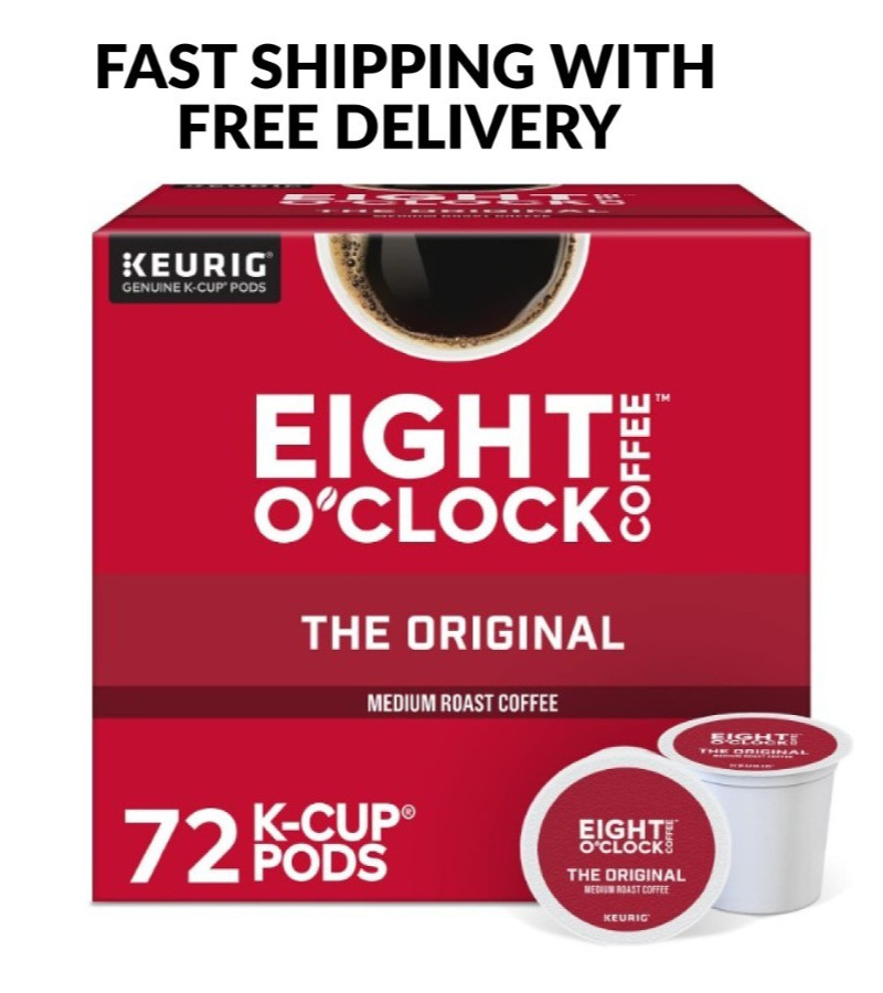 Eight O'Clock Coffee the Original, Single-Serve Keurig K-Cup Pods, Medium Roast Eight O'Clock Coffee the Original, Single-Serve Keurig K-Cup Pods, Medium Roast