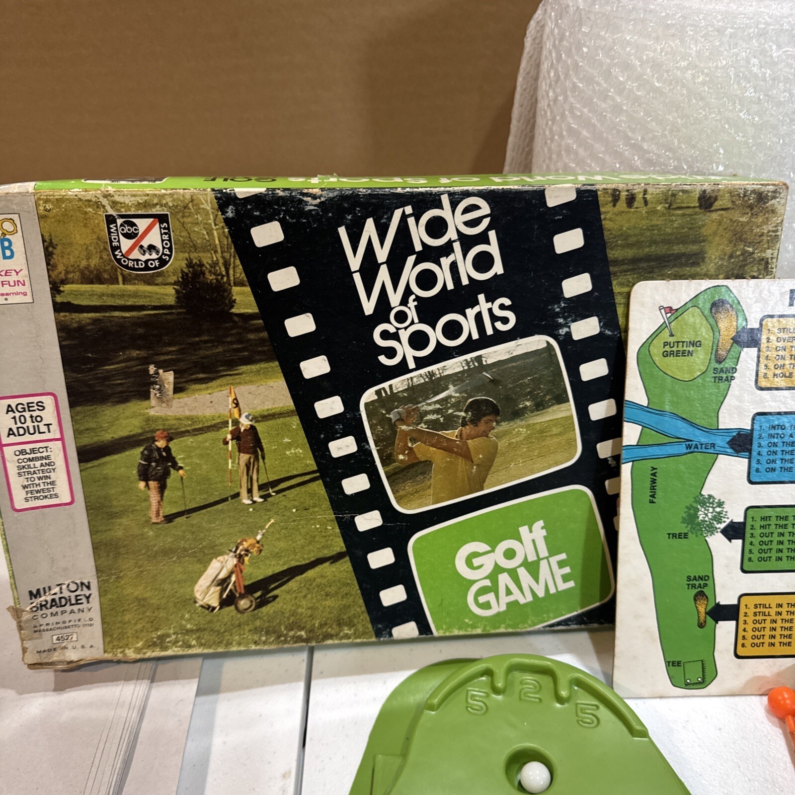ABC Wide World of Sports Golf Game 1975 Vintage - only 16 distance cards ABC Wide World of Sports Golf Game 1975 Vintage - only 16 distance cards