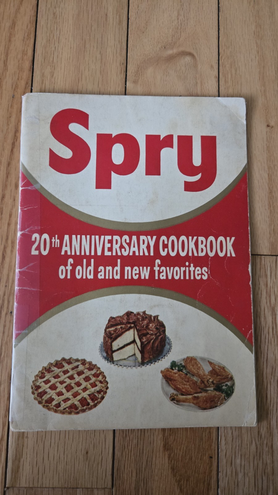 Vintage 1955 Spry 20th Anniversary Cookbook Of Old And New Favorites