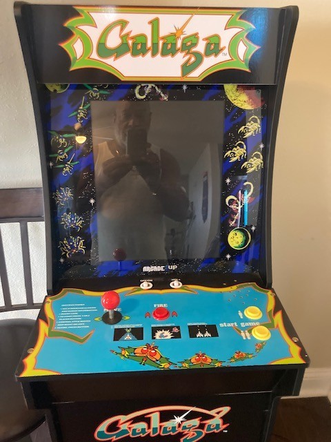 video game consoles. Pac-Man and Galaga With Arcade 1-up
