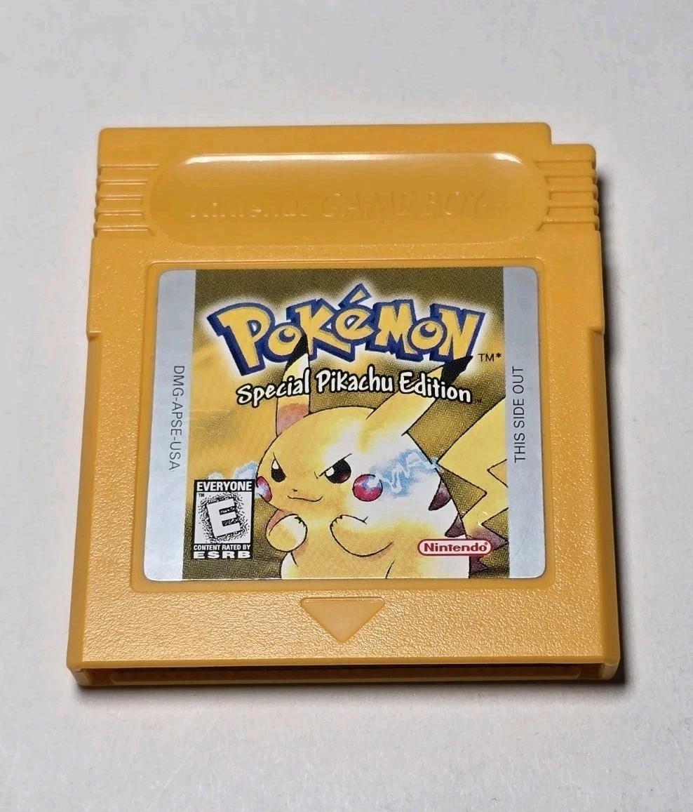 Pokemon Yellow Version (Nintendo Game Boy, 1999) Authentic New Battery Saves