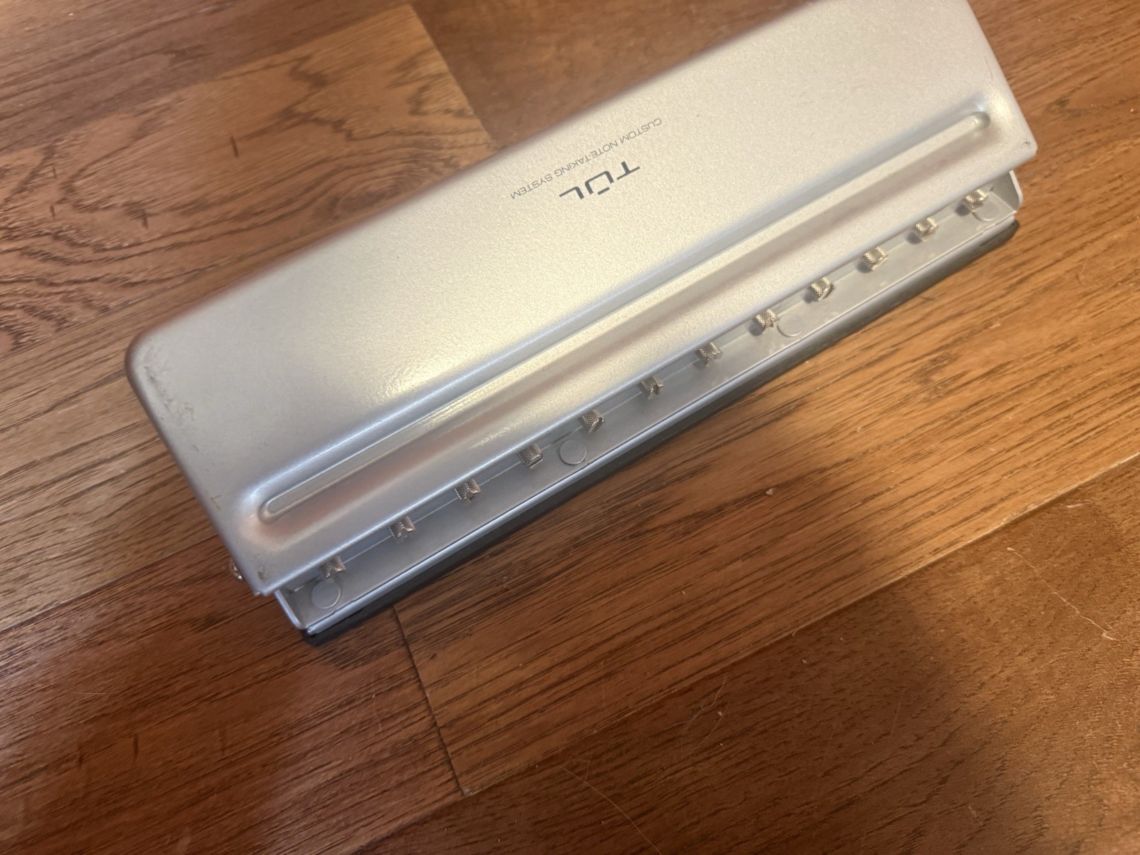 TUL Taking System Discbound Hole Punch, Silver - TUL Custom Note Organize TUL Taking System Discbound Hole Punch, Silver - TUL Custom Note Organize