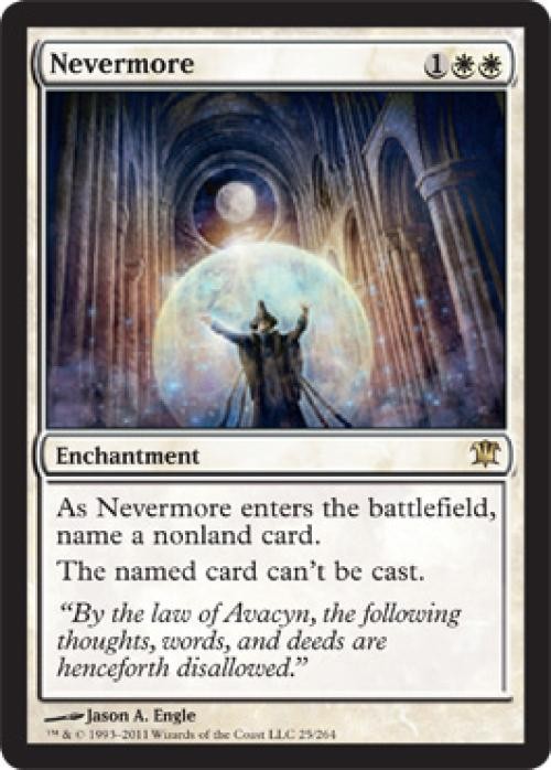 Nevermore - Light Play MTG Innistrad