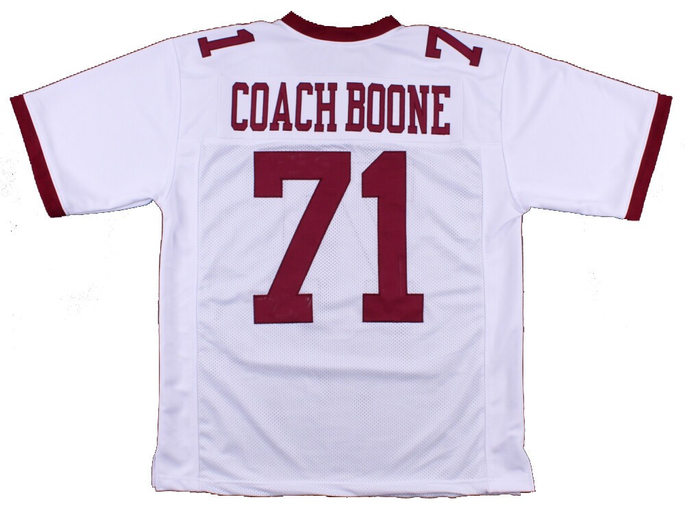 Throwback Retro Boone #71 T.C. Williams Jersey The Titans Red/White