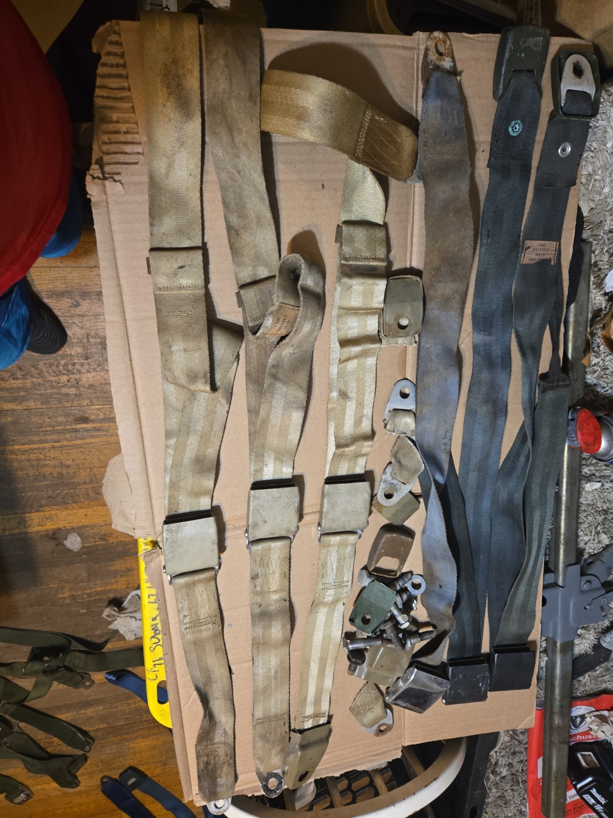 1968 69 MOPAR B BODY SEATBELTS Seat Belts Parts Lot Oem Charger Gtx Roadrunner 1968 69 MOPAR B BODY SEATBELTS Seat Belts Parts Lot Oem Charger Gtx Roadrunner