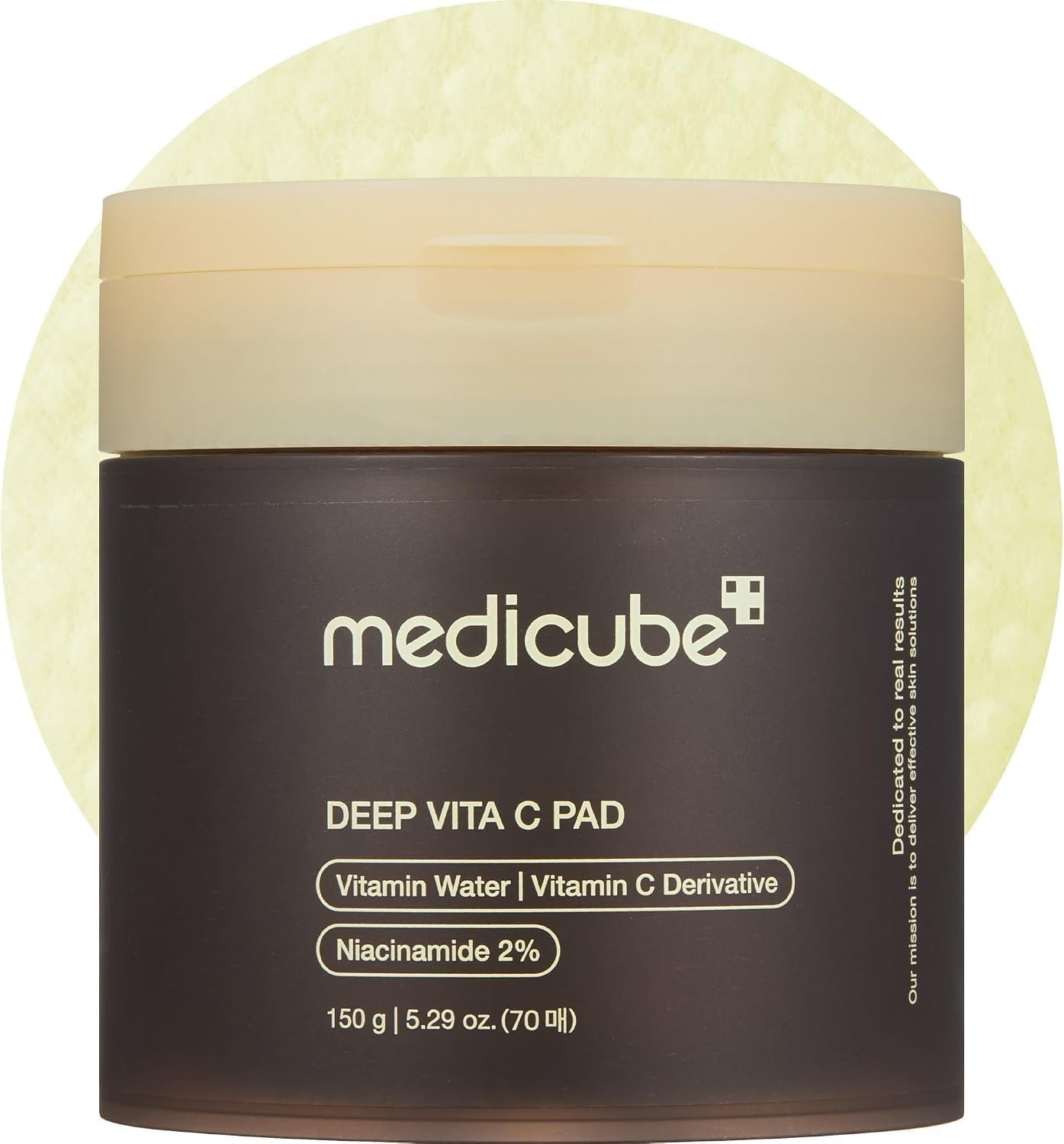 medicube Deep Vita C Vitamin C Pads Facial Toner Exfoliating Brightening