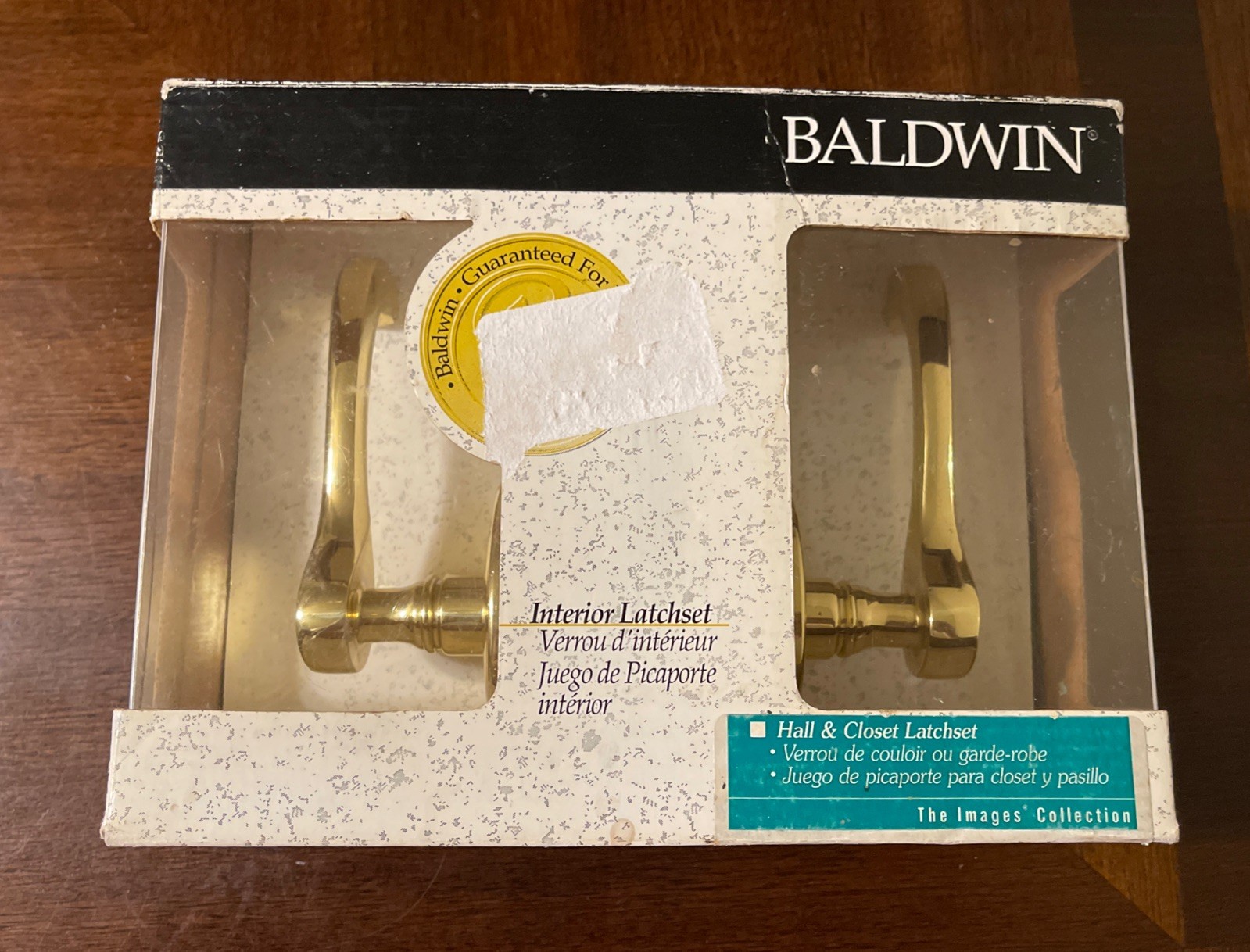 VINTAGE Baldwin Interior Hall & Closet Latchset Polished Brass 95455-030-PASS VINTAGE Baldwin Interior Hall & Closet Latchset Polished Brass 95455-030-PASS