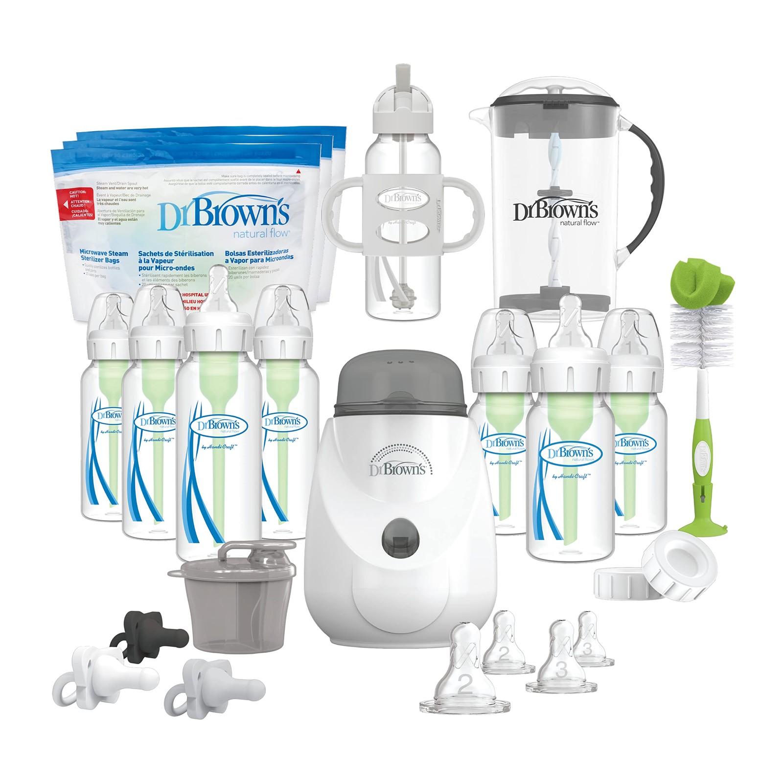 Dr. Brown\'s SB06004 Anti-Colic Options+ All-In-One Baby Bottle and Bottle