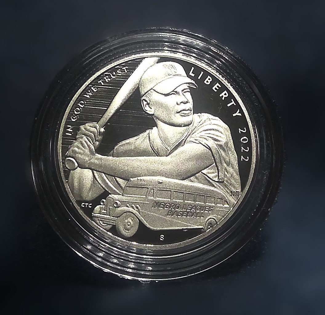 2022-S Negro Leagues Baseball Commemorative Half Dollar Clad Proof OGP COA