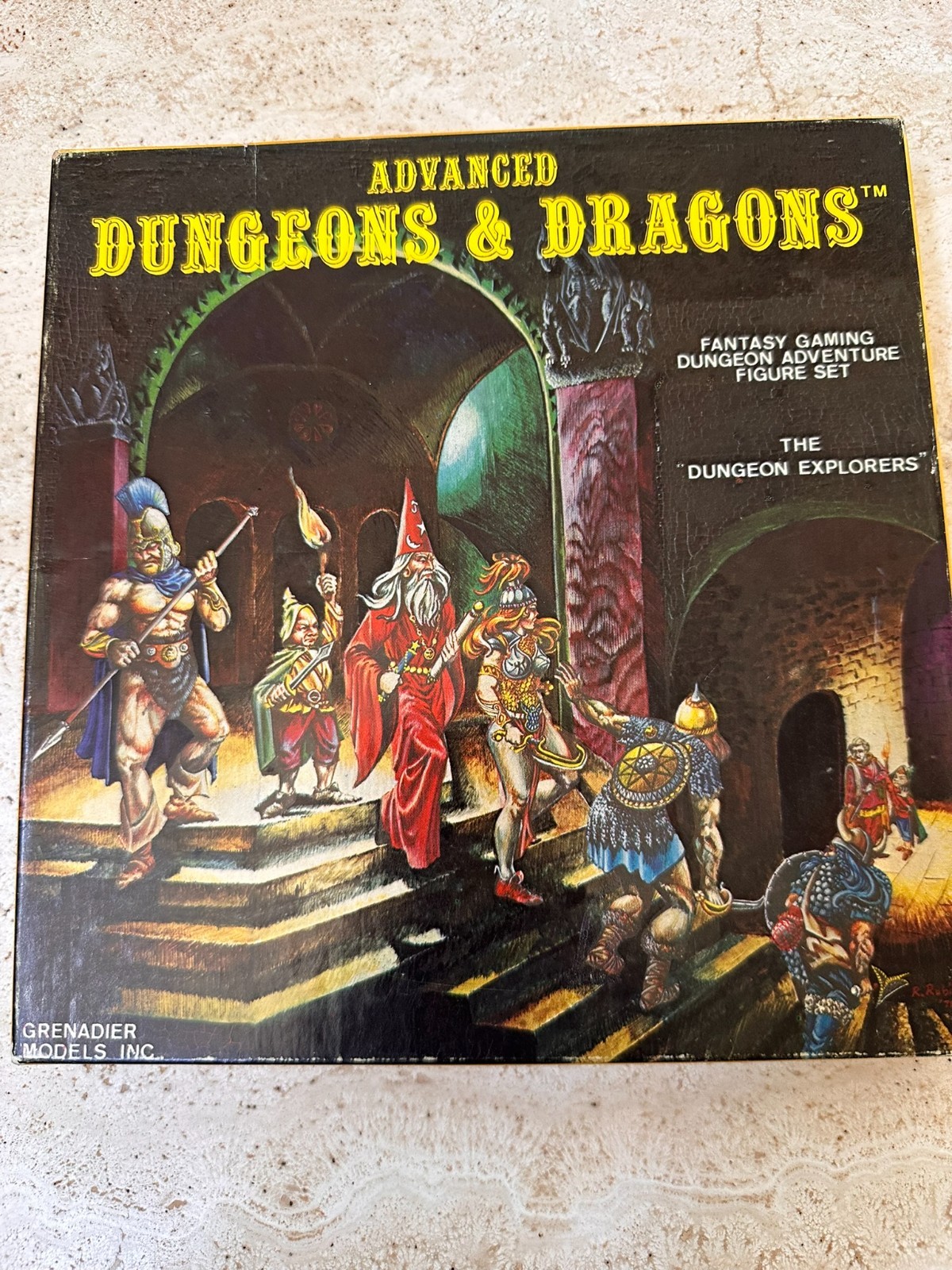 Multiple Box Sets of Grenadier 1980 AD&D Figures and Many Extras (87 pieces)