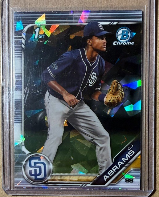 C.J. Abrams 2019 Bowman Draft Chrome Sapphire #BDC-85 1st Bowman RC C.J. Abrams 2019 Bowman Draft Chrome Sapphire #BDC-85 1st Bowman RC