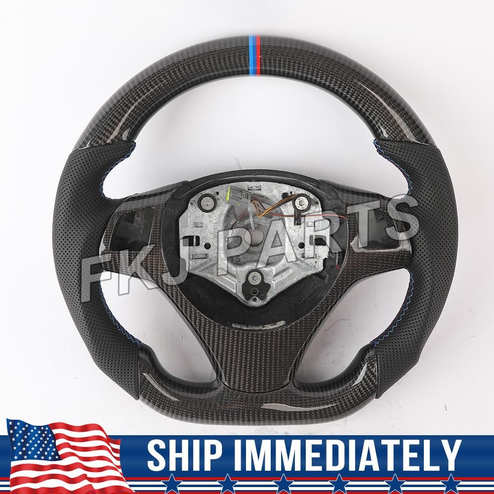 Carbon Fiber Steering Wheel for BMW E90 E92 E93 M3 328i 335i 135i W/Cover✅