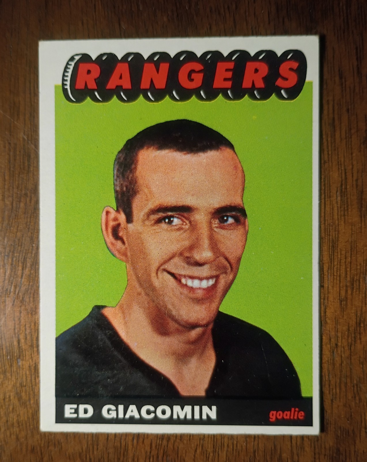 1965-66 Topps - Ed Giacomin #21 (RC) 1965-66 Topps - Ed Giacomin #21 (RC)