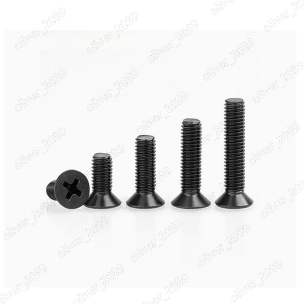 Black 304 Stainless Steel Phillips Countersunk Flat Head Screws M5 M6 M8 M10