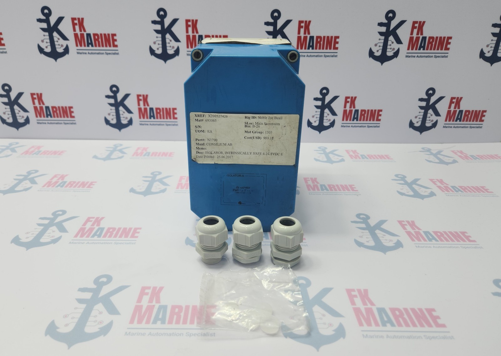 CONSILIUM N1790 ISOLATOR-A INTRINSICALLY SAFE ISOLATOR CONSILIUM N1790 ISOLATOR-A INTRINSICALLY SAFE ISOLATOR