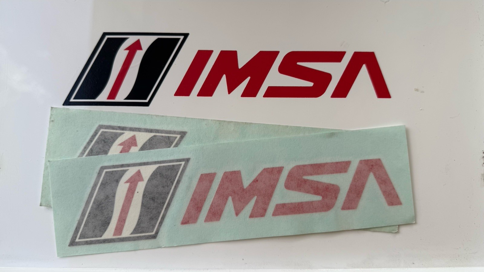 2 Official IMSA Stickers International Motorsports Association 8x2\ 2 Official IMSA Stickers International Motorsports Association 8x2\
