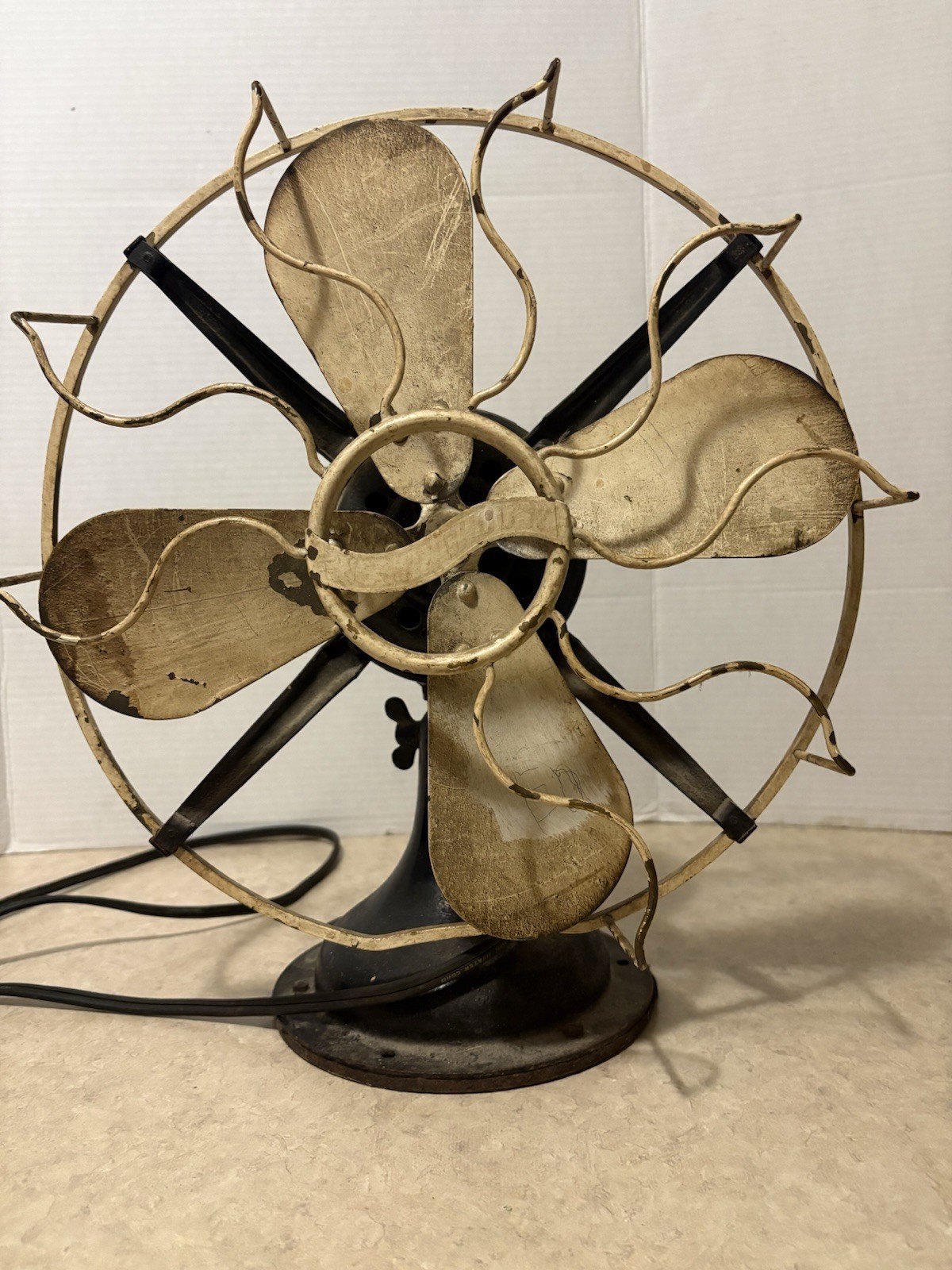 Vintage Westinghouse Table Fan 4 Brass Blades 12 Vintage Westinghouse Table Fan 4 Brass Blades 12