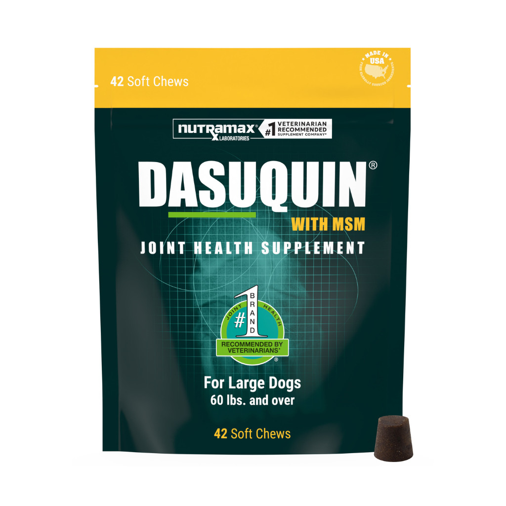 DASUQUIN MSM JOINT HEALTH SUPPLEMENT 84 SOFT CHEWS LARGE DOGS OVER 60lb 4/28 DASUQUIN MSM JOINT HEALTH SUPPLEMENT 84 SOFT CHEWS LARGE DOGS OVER 60lb 4/28