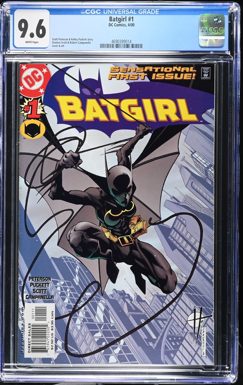 Batgirl #1 CGC 9.6 White Pages DC Comics First Issue Batgirl #1 CGC 9.6 White Pages DC Comics First Issue