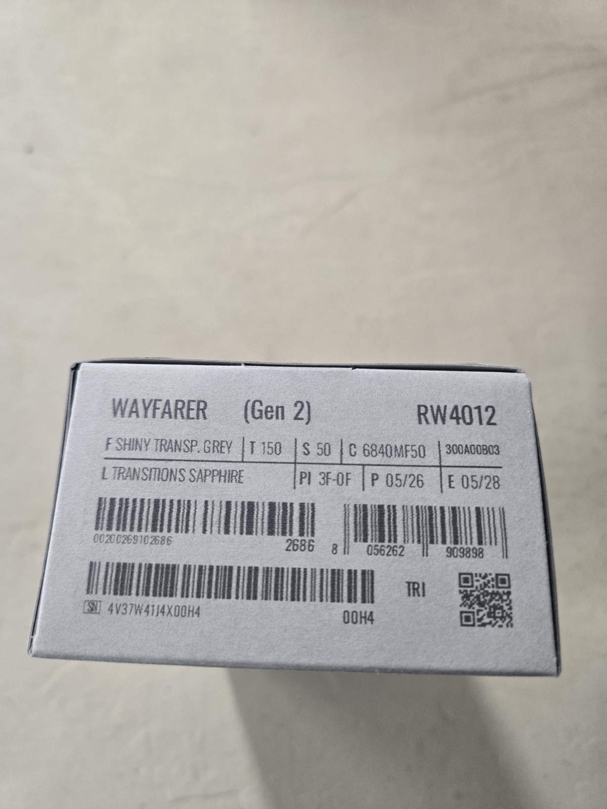 RAY-BAN Meta GEN 2 Wayfarer Smart Sunglasses Grey / Blue Transitions M SEALED RAY-BAN Meta GEN 2 Wayfarer Smart Sunglasses Grey / Blue Transitions M SEALED
