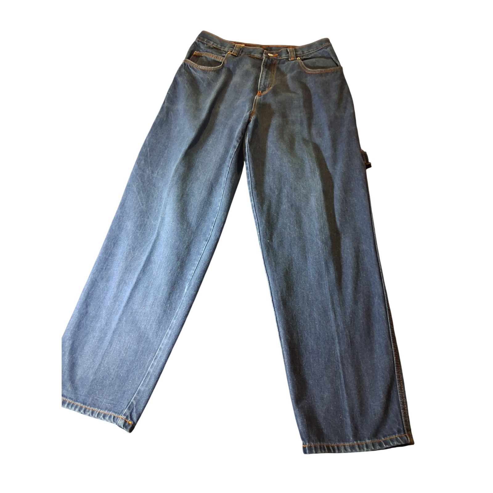 Iceberg Jeans Mens Carpenter Denim Pants Blue Made in Italy Vintage 32x31.5 Iceberg Jeans Mens Carpenter Denim Pants Blue Made in Italy Vintage 32x31.5