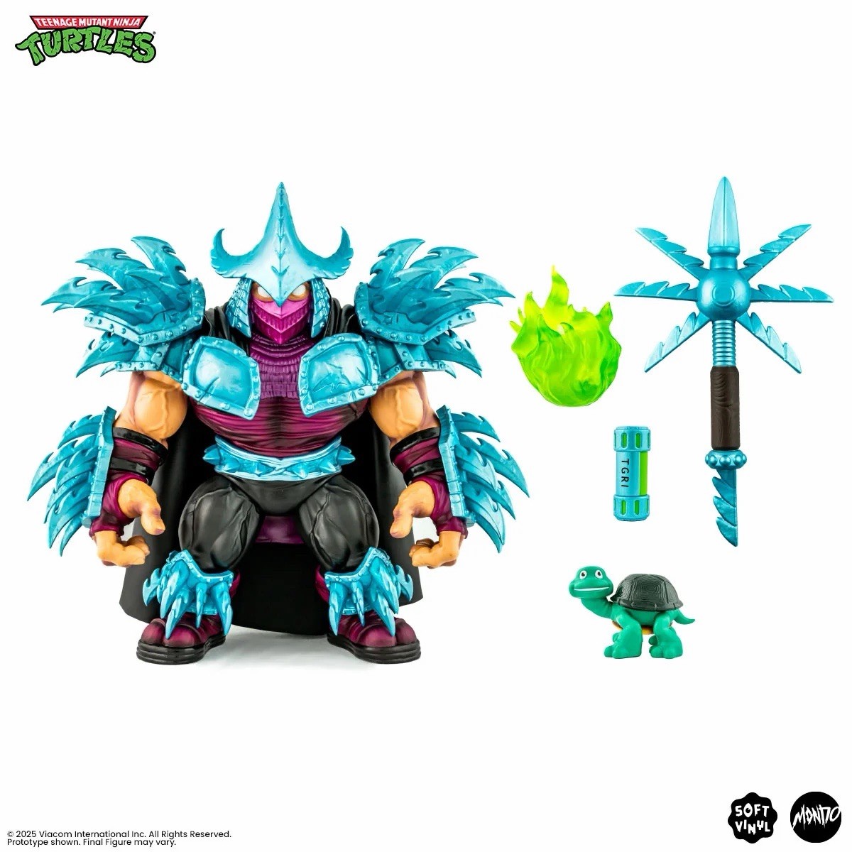 Mondo TMNT Super Shredder Soft Vinyl Figure Mutagen Variant LE 150 IN HAND