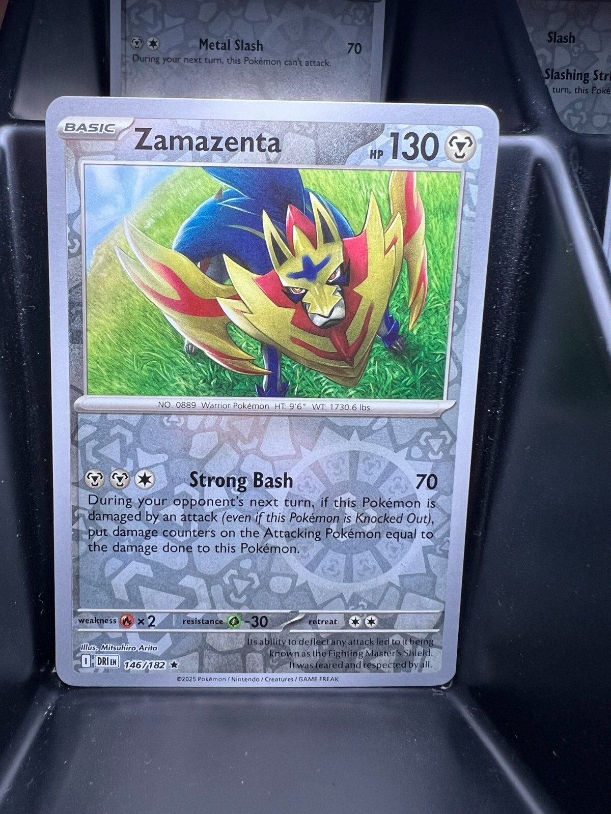 Zamazenta 146/182 Sv10: Destined Rivals Reverse Holo Zamazenta 146/182 Sv10: Destined Rivals Reverse Holo
