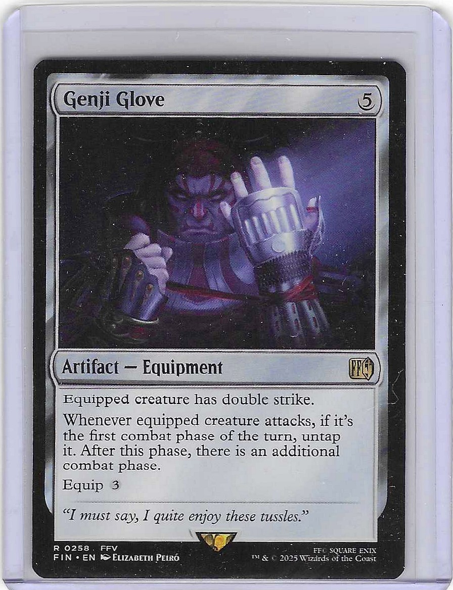 Wizards Of The Coast MTG Genji Glove Final Fantasy Regular #0258 - NM - Non-Foil Wizards Of The Coast MTG Genji Glove Final Fantasy Regular #0258 - NM - Non-Foil