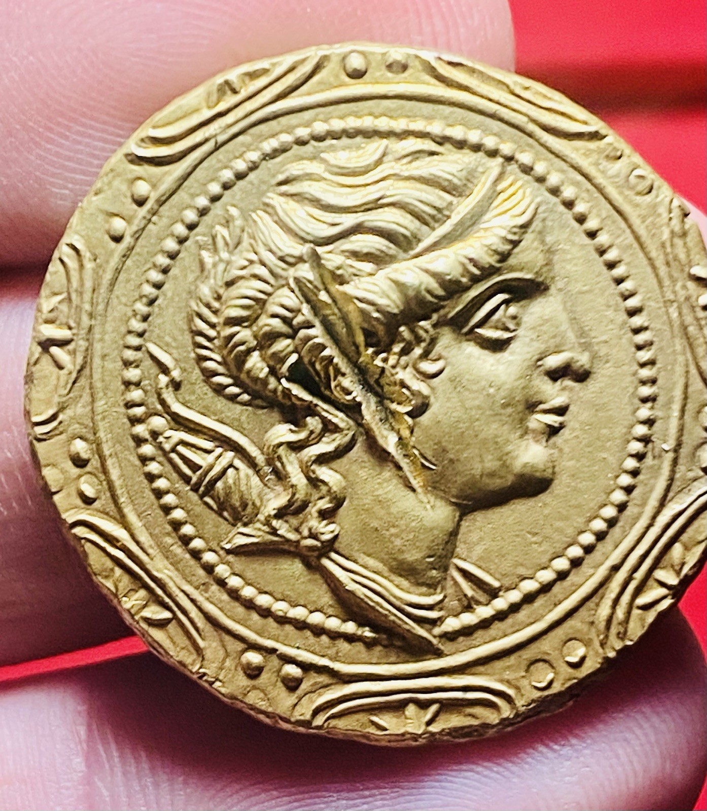 Roman Republic AR Gilded Tetradrachm Amphipolis 167-149 BC, MAKEΔONΩN, SEE NOTES Roman Republic AR Gilded Tetradrachm Amphipolis 167-149 BC, MAKEΔONΩN, SEE NOTES