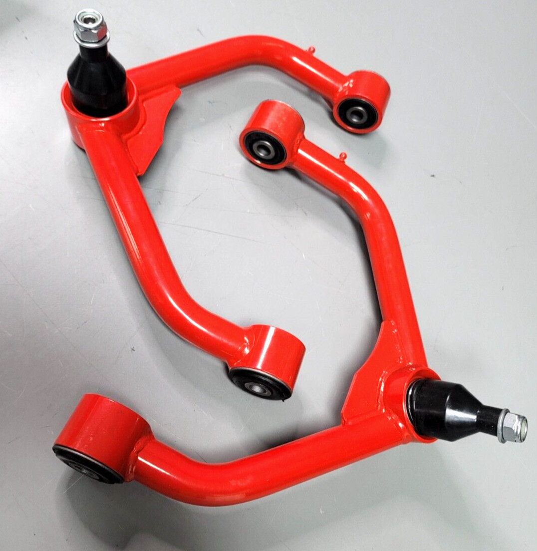 YIZBAP 2PCS Front Upper Control Arms w/ Ball Joint For 2006-2023 RAM Red