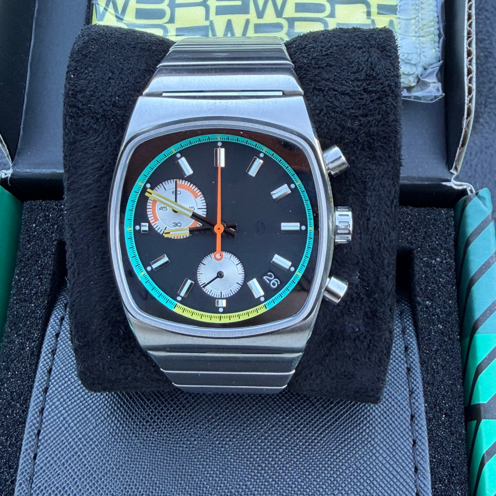 Brew Metric Retro Chronograph – Full Set – Excellent Condition