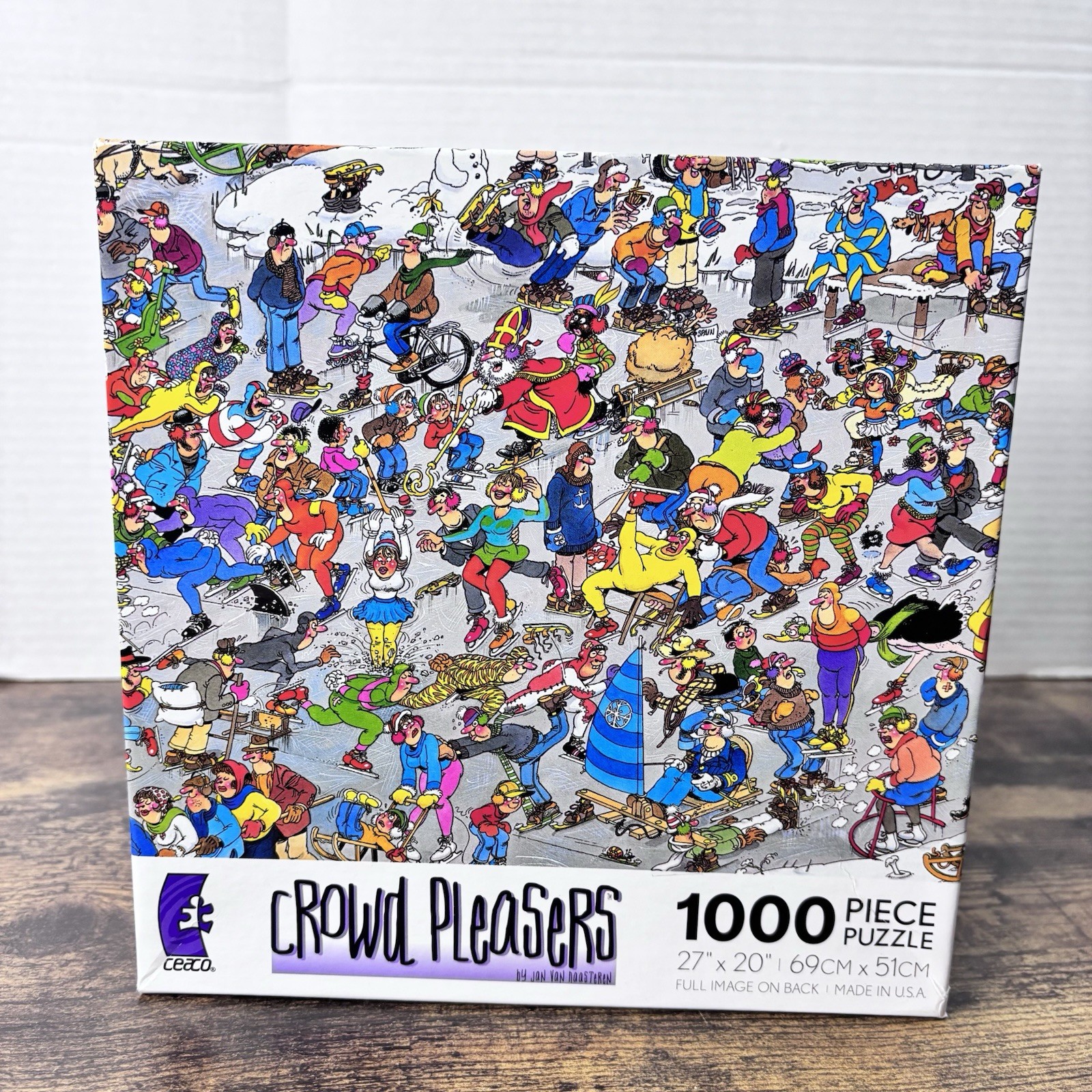 Ceaco Crowd Pleasers On Thin Ice 1000 Piece Jigssaw Puzzle Jan Van Haasteren Ceaco Crowd Pleasers On Thin Ice 1000 Piece Jigssaw Puzzle Jan Van Haasteren