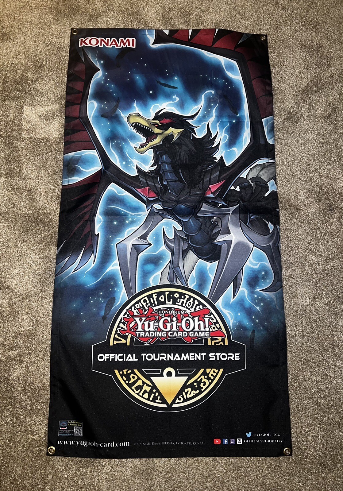 Yu-Gi-Oh Black Winged Dragon OTS Promotional Banner - Brand New - Very Rare Yu-Gi-Oh Black Winged Dragon OTS Promotional Banner - Brand New - Very Rare