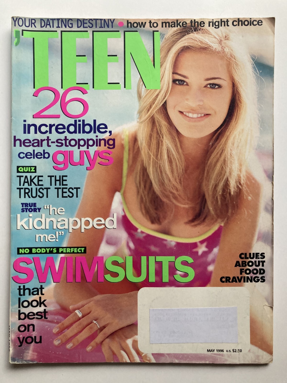 MELISSA May 1996 TEEN Magazine BRAD PITT / MATT LeBLANC / JONATHAN TAYLOR THOMAS